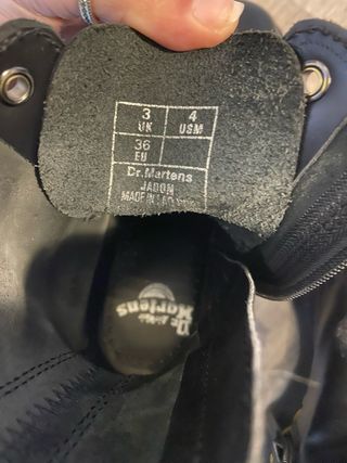 Botas Dr. Martens Negras Plataforma