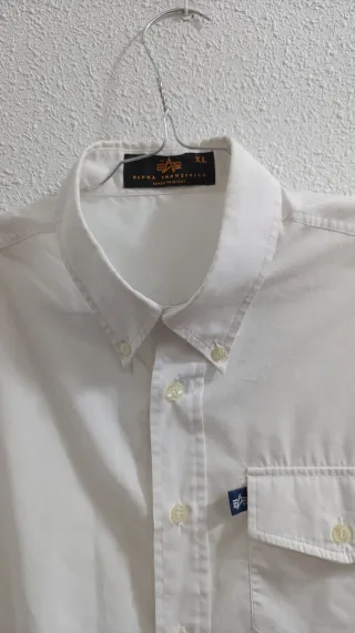 Camisa Blanca Alpha Industries Talla XL