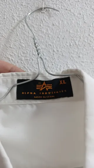 Camisa Blanca Alpha Industries Talla XL