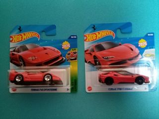 Pack 2 Ferrari Hot Wheels F40 y SF90 Stradale