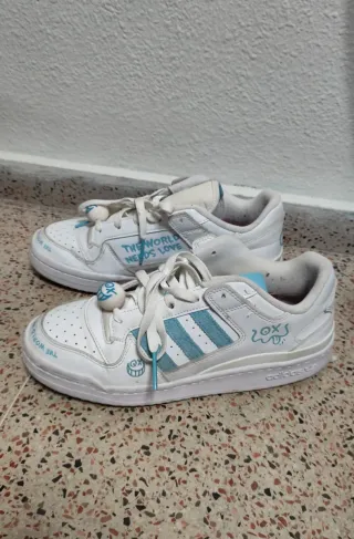 Adidas Forum x Andre Saraiva Blanco Teal