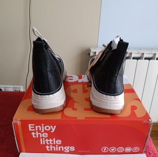 Zapatillas plataforma Refresh negras talla 39