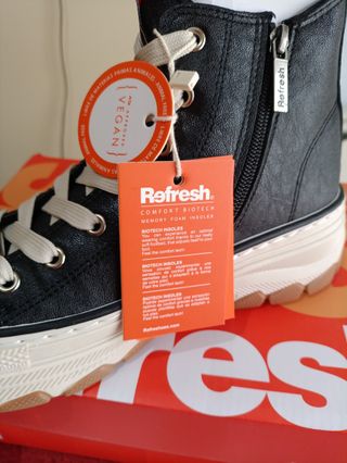 Zapatillas plataforma Refresh negras talla 39