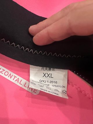 Neopreno niña X-MANTA rosa y turquesa