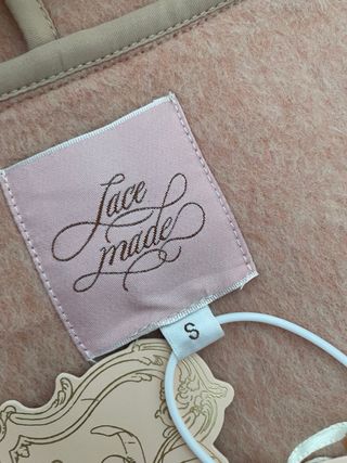 Abrigo Lace Made rosa talla S