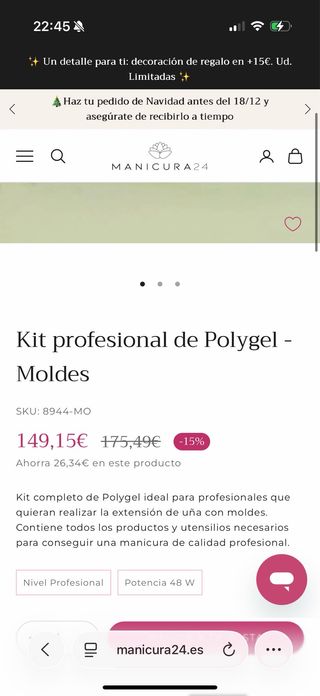 Kit Profesional de Polygel – Moldes