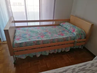 Cama articulada para enfermos