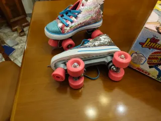 Pattini Girabrilla a rotelle con paillettes
