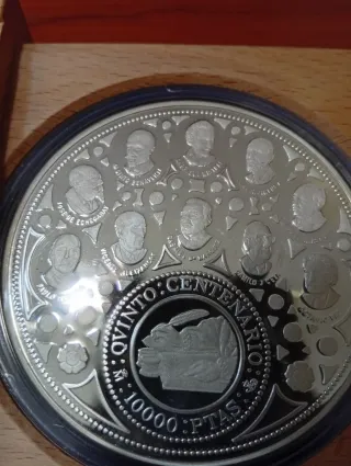Moneda Plata 10000 Ptas