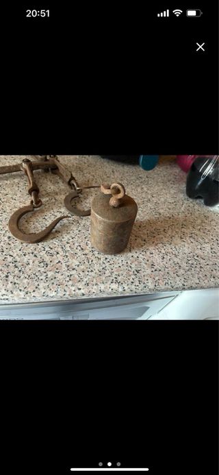 Balanza romana antigua