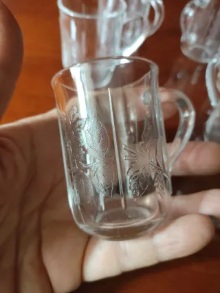 6 Vasos de chupito + Bandeja Pyrex