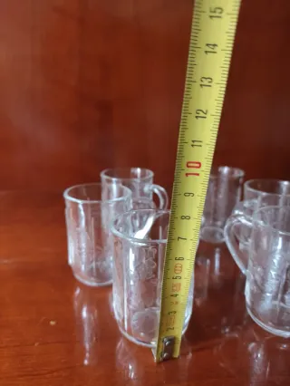 6 Vasos de chupito + Bandeja Pyrex