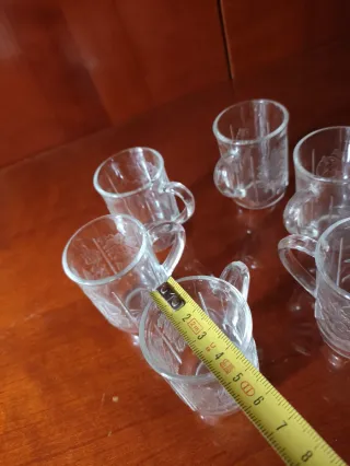 6 Vasos de chupito + Bandeja Pyrex