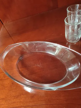 6 Vasos de chupito + Bandeja Pyrex