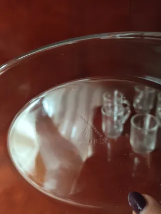 6 Vasos de chupito + Bandeja Pyrex