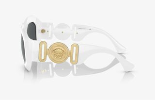 Gafas Versace Unisex Blancas y Doradas