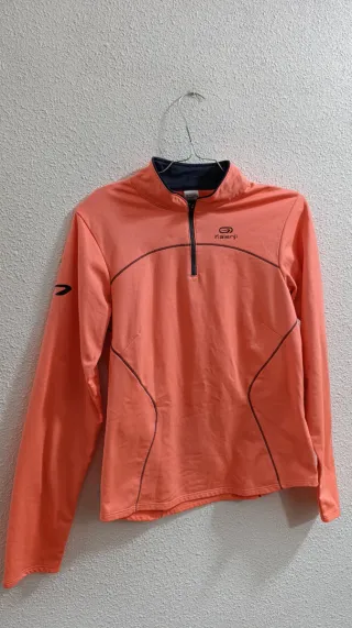 Jersey deportivo Kalenji rosa manga larga talla S