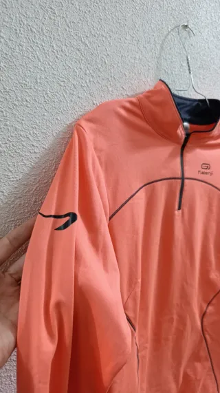 Jersey deportivo Kalenji rosa manga larga talla S