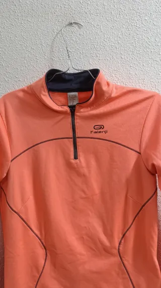 Jersey deportivo Kalenji rosa manga larga talla S