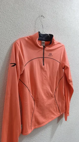 Jersey deportivo Kalenji rosa manga larga talla S