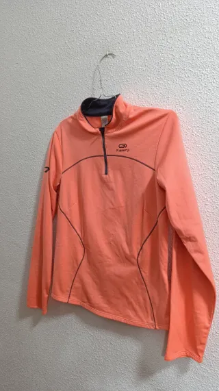 Jersey deportivo Kalenji rosa manga larga talla S