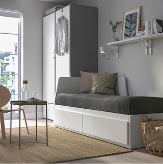 Llit extensible Flekke Ikea amb 2 matalassos