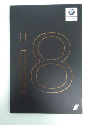 Catálogo del Espectacular BMW I8 Nuevo a Estrenar