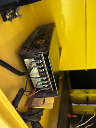 Máquina recreativa Tetris antigua