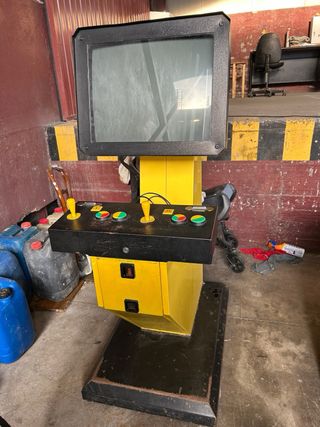 Máquina recreativa Tetris antigua