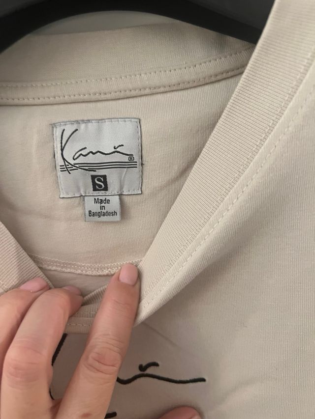 Camiseta Karl Kani Oversize Beige