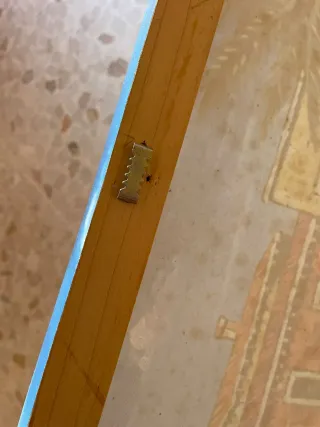 Quadro dipinto a mano, barche e case