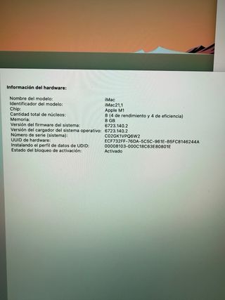 iMac Apple Plata con caja original
