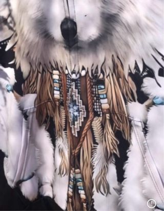 Sudadera con estampado de lobo y buho 54/56/58