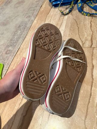 Converse Beige/Azul Talla 44