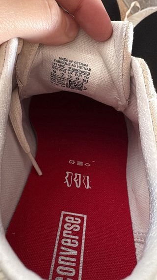 Converse Beige/Azul Talla 44