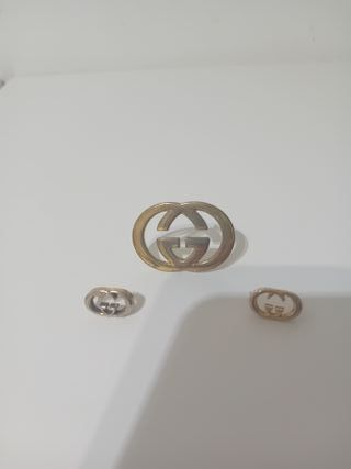 Monograma Gucci Dorato e Argentato