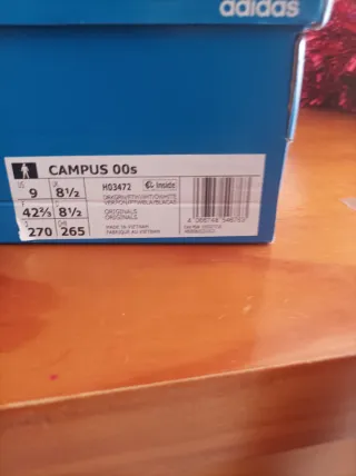 Zapatillas Adidas Campus Verdes y Blancas