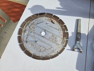 Radial con disco de diamante