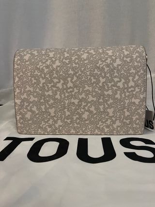Bolso TOUS Audree Kaos Mini Lines Beige