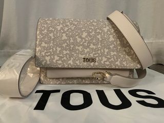 Bolso TOUS Audree Kaos Mini Lines Beige