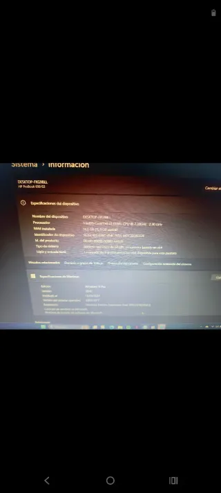 HP ProBook Ordenador Portátil Plata Batería buena