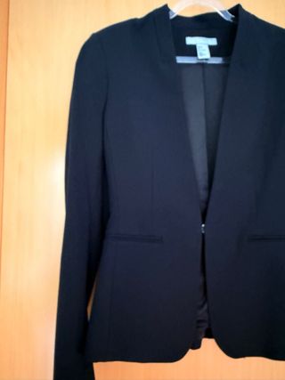 Americana H&M Negra Talla S
