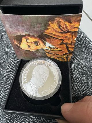 Moneda Hitler Plata Ed.Limitada