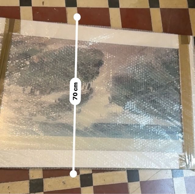 Gran cuadro panorámico Cataratas Iguazú, 185x70 cm