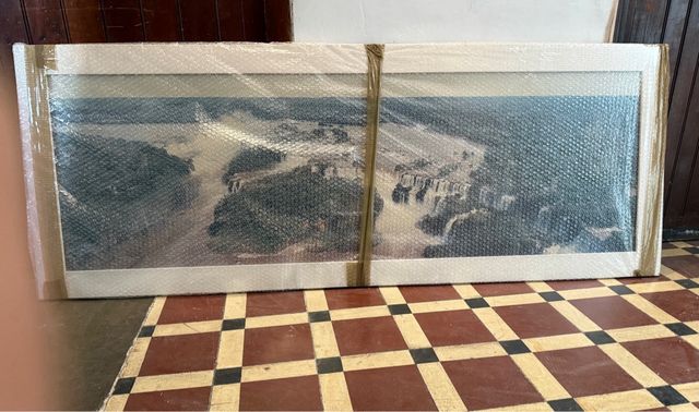 Gran cuadro panorámico Cataratas Iguazú, 185x70 cm
