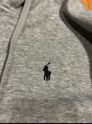 Felpa con cappuccio grigia Polo Ralph Lauren