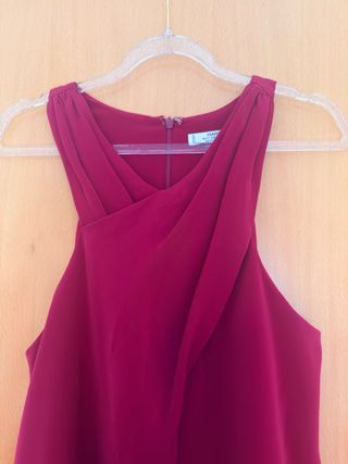 Vestido Mango Rosa/Morado