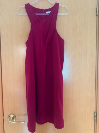Vestido Mango Rosa/Morado