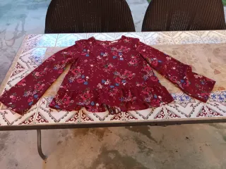 Camiseta Larga Flores lft