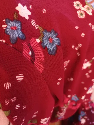 Camiseta Larga Flores lft